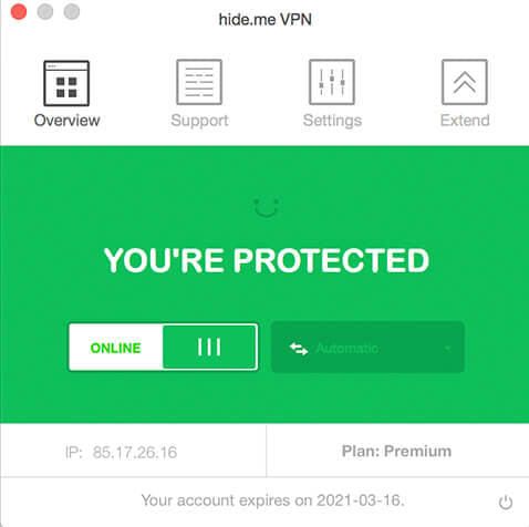 hide your vpn for free on mac